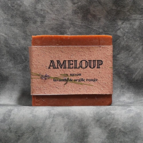 Savon Argile rouge / Lavande